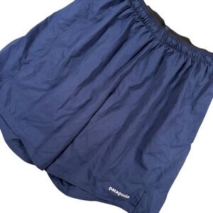 Patagonia Men's Navy Blue Athletic Running‎ Shorts Sz S athleisure lined swim